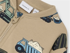 Name It weathered teak maskiner sweat cardigan